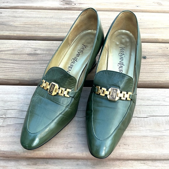 YVES SAINT LAURENT🌹Stylish elegant leather shoes - Picture 3 of 16